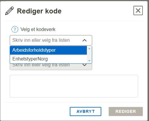 Rediger kode